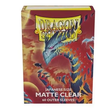 Dragon Shield Small Sleeves - Japanese Matte Crimson (60 Sleeves)