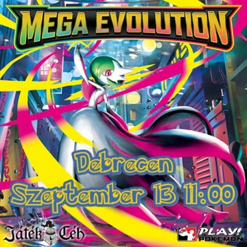 PKM - Pokémon Mega Evolution Prerelease Online nevezés
