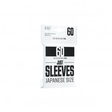 Just Sleeves - Japanese Size Black (60 Sleeves)