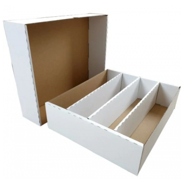 Cardbox / Fold-out Box with Lid for Storage of 4.000 Cards