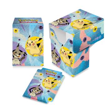 UP - Pikachu &amp; Mimikyu Full View Deck Box for Pokémon