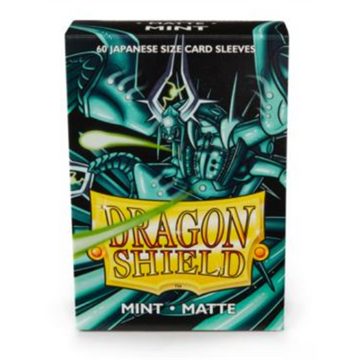 Dragon Shield Small Sleeves - Japanese Matte Mint (60 Sleeves)