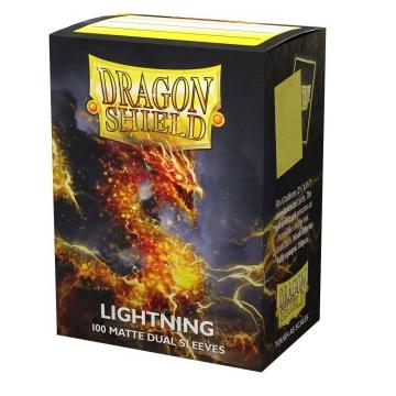 Dragon Shield Dual Matte Sleeves - Lightning 'Ailia' (100 Sleeves)