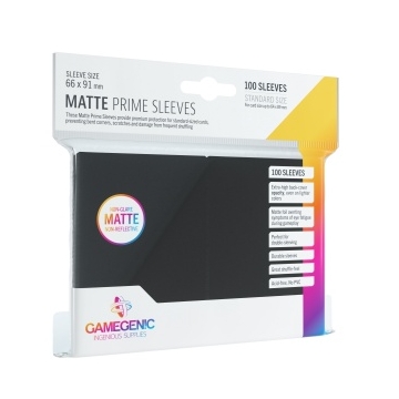 Gamegenic - Prime Sleeves Fekete (100 db)