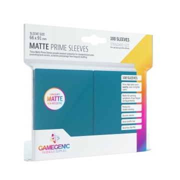 Gamegenic - Matte Prime Sleeves Kék (100 Sleeves)