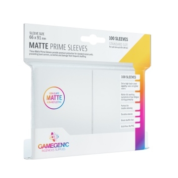 Gamegenic - Matte Prime Sleeves Fehér (100 db)