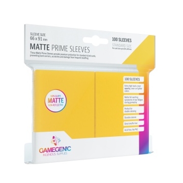 Gamegenic - Matte Prime Sleeves Sárga (100 db)