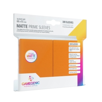 Gamegenic - Matte Prime Sleeves Narancs (100 db)