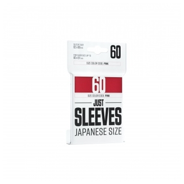 Just Sleeves - Japanese Size Red (60 Sleeves)
