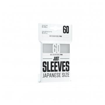 Just Sleeves - Japanese Size White (60 Sleeves)
