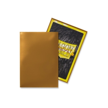 Dragon Shield Japanese kártyavédő fólia arany
