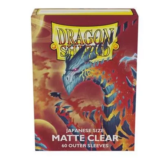 Dragon Shield Small Sleeves - Japanese Matte Crimson (60 Sleeves)