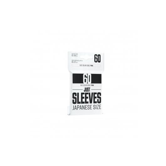 Just Sleeves - Japanese Size Black (60 Sleeves)
