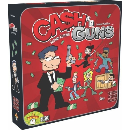 Cash 'n Guns 2. kiadás társasjáték
