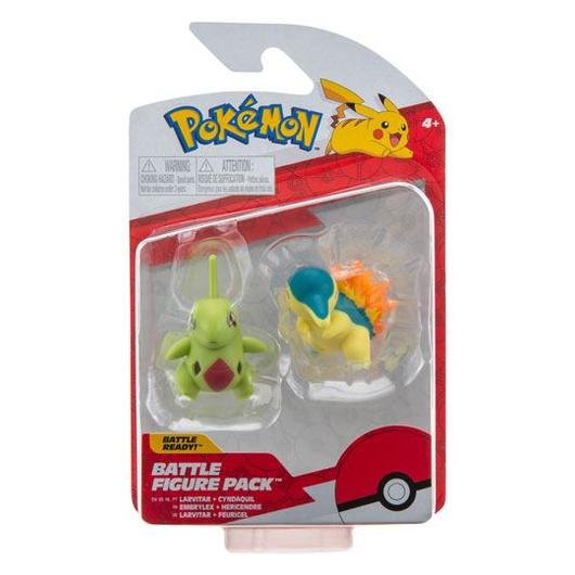 Pokémon Battle Figure 2-Pack Cyndaquil &amp; Larvitar 5 cm