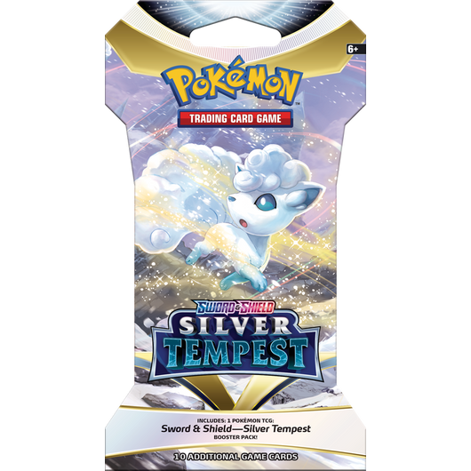 PKM - Sword &amp; Shield 12 Silver Tempest Sleeved Booster - EN