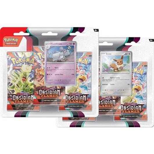 PKM - Scarlet &amp; Violet 3 Obsidian Flames 3-Pack Booster