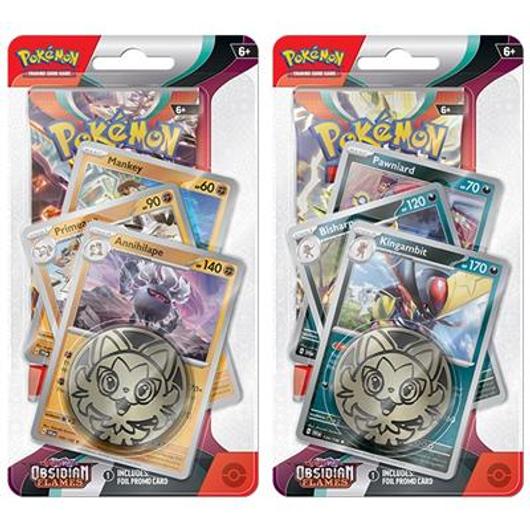 PKM - Scarlet &amp; Violet 3 Obsidian Flames Checklane Blister - EN