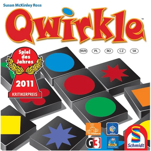 Qwirkle - Formák, színek, kombinációk!  társasjáték