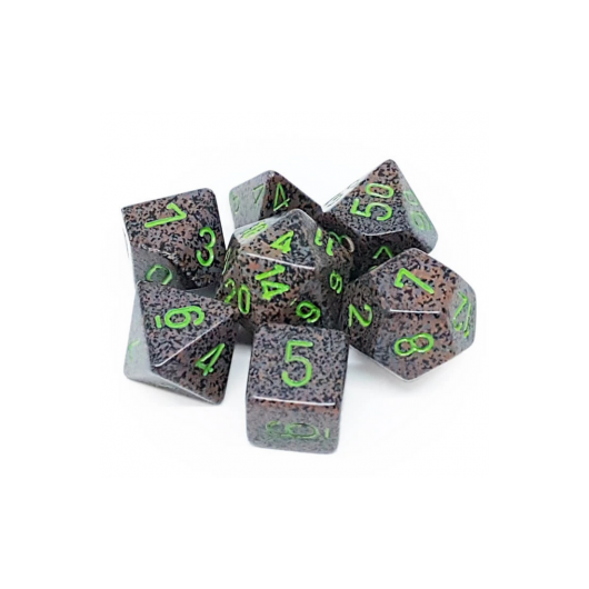 Chessex Speckled Polyhedral 7-Die Set - Earth
