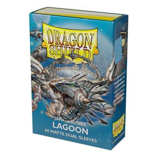 Dragon Shield Japanese size Dual Matte Sleeves - Lagoon 'Saras' (60 Sleeves)