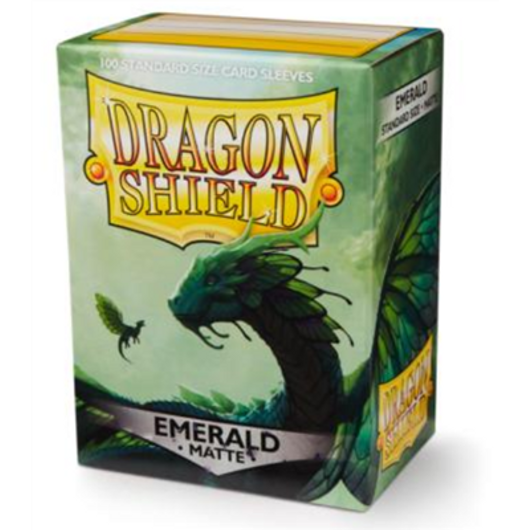 Dragon Shield Matte Sleeves - Emerald (100 Sleeves)