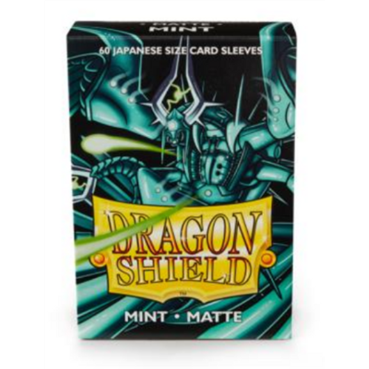 Dragon Shield Small Sleeves - Japanese Matte Mint (60 Sleeves)