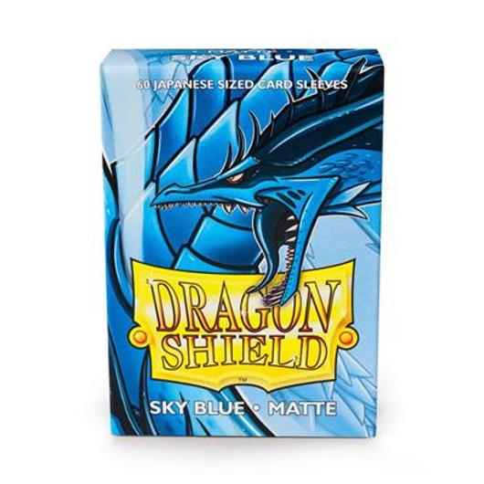 Dragon Shield Small Sleeves - Japanese Matte Sky Blue (60 Sleeves)