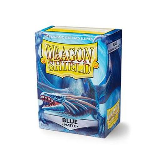 Dragon Shield Standard Sleeves - Matte Blue (100 Sleeves)