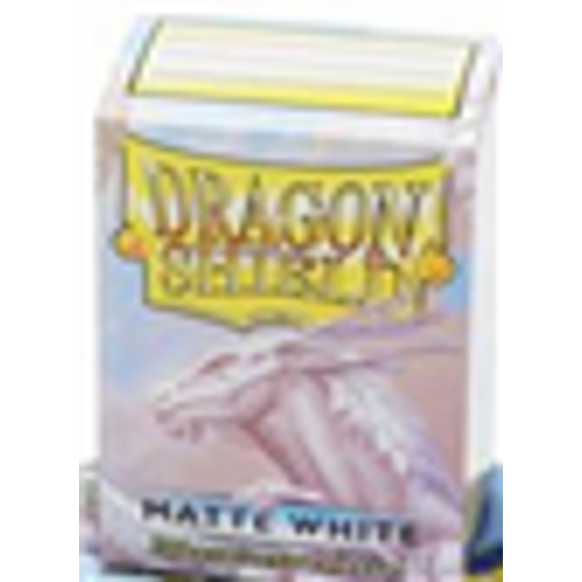 Dragon Shield Standard Sleeves - Matte White (100 Sleeves)