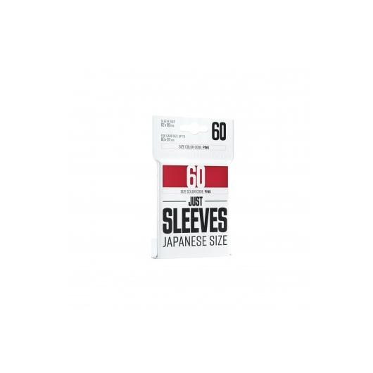 Just Sleeves - Japanese Size Red (60 Sleeves)