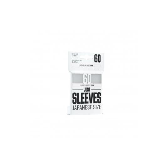 Just Sleeves - Japanese Size White (60 Sleeves)