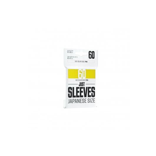 Just Sleeves - Japanese Size Yellow (60 Sleeves)