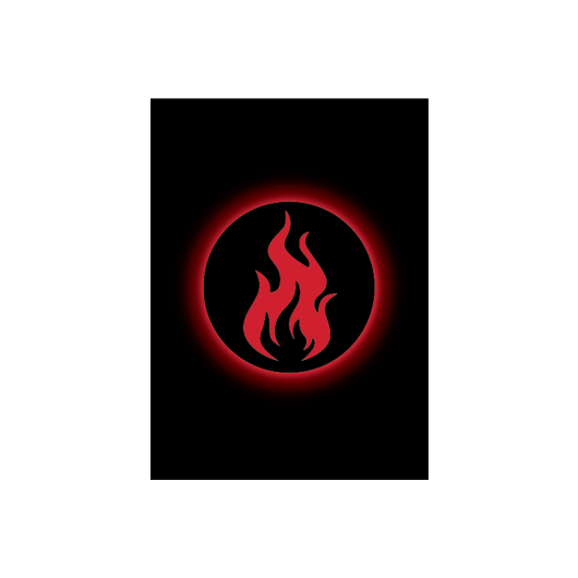 Legion: Matte Sleeves - Absolute Iconic Fire (50 Sleeves)