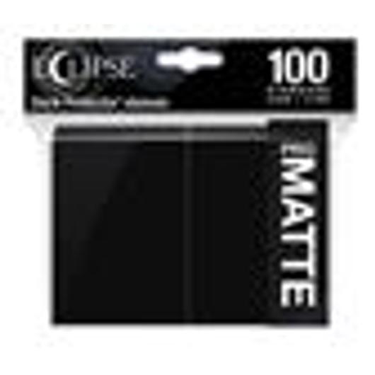 UP - Eclipse Matte Standard Sleeves: Jet Black (100 Sleeves)