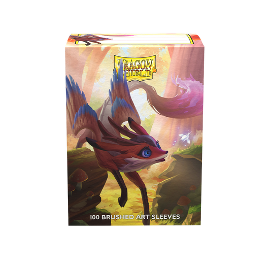 Dragon Shield Brushed Art Sleeves - The fawnix (100 standard size Sleeves)