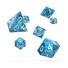 Kép 2/2 - Dobókocka Kocka Dice set szett világos kék light blue